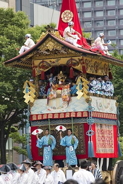 祇園祭是八坂神社舉辦的祭典活動在日本京都「宵山」和「山鉾巡遊