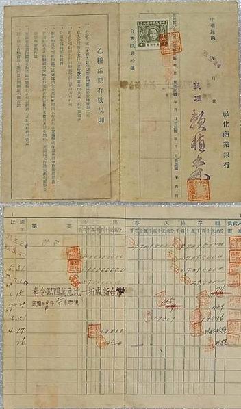 每四萬台幣兌換一元新台幣通貨膨脹/1949 年 6 月 15