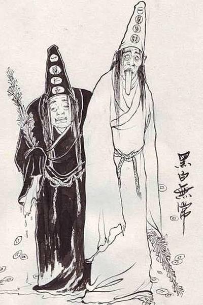 盧清爺與韓德爺/七爺八爺謝范將軍（也稱范謝將軍），在台灣稱七