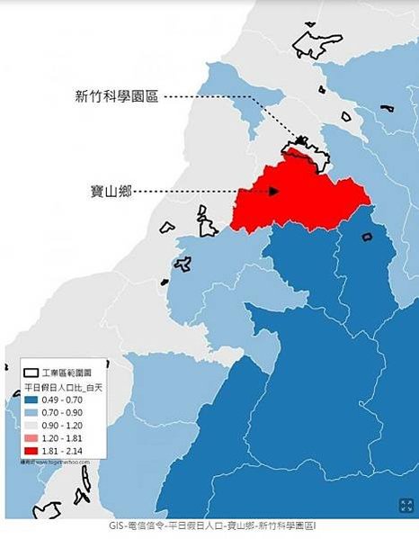 內政部依手機訊號統計特定區域旅次，台北車站所在，平日晚上達1