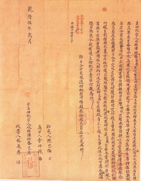 【馬卡道族水蛙潭社】高雄田寮呂家族譜-〈田寮呂家古厝〉「河東