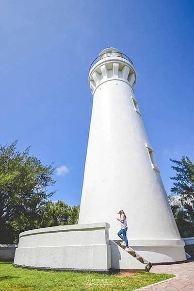 白沙岬燈塔（1898年建）國定古蹟-1901年啟用-塔身為雙