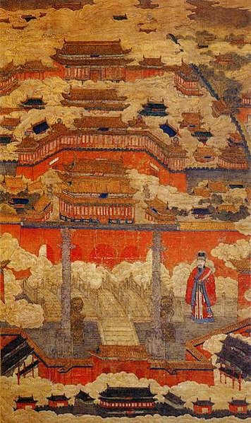 明代朱邦《北京宮城圖》對權力的想像-宮城圖，是待漏圖。待漏圖