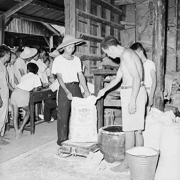 麵粉袋首次出現，是二戰後的1951-1965美援年代-美援時
