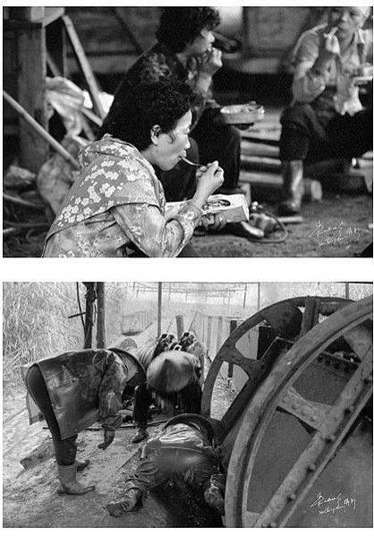 女礦工/林首，1936年生，17-18歲跟著養父到瑞三煤礦工
