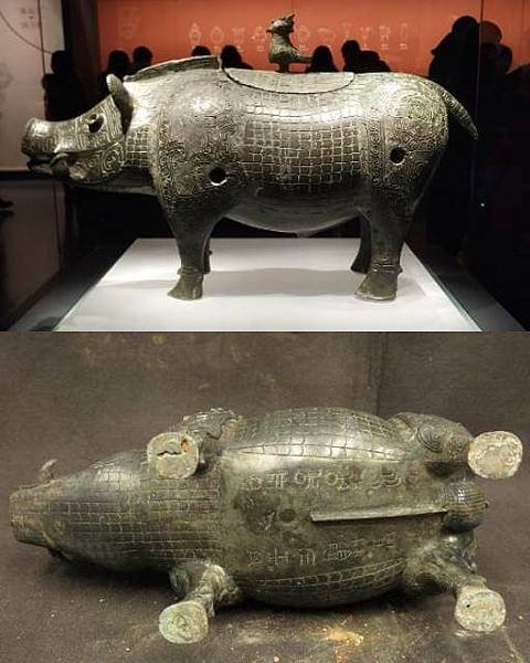 豬/商代豕形銅尊-商周時期的象生動物具有表意的功能及象征的意