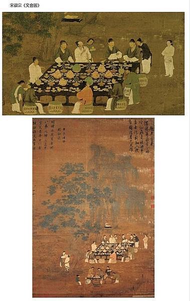 茶文化/宋劉松年攆茶圖/《鬥茶圖》元代趙孟元代鬥茶。鬥茶興起