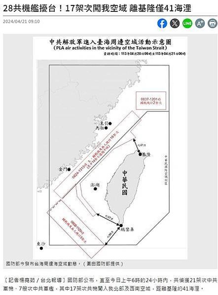 共機擾台26次-台灣空防的危機，解放軍知之甚詳，所以將「遠海