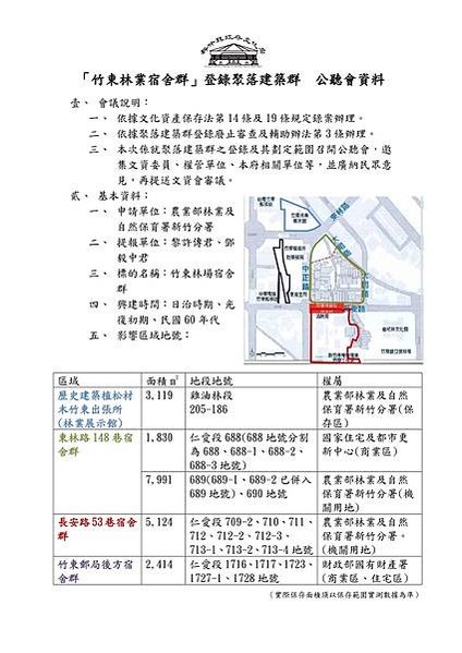 竹東林業宿舍群登錄聚落建築群公聽會0624_02