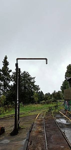 水鶴/火車加水站/給火車機車頭加煤加水-機務段都建有上煤台加