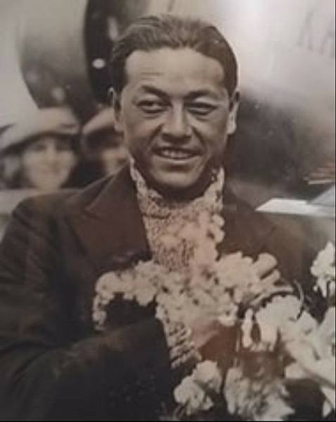 飯沼正明 1937年4月，他駕駛純國產飛機「神風號」，完成了