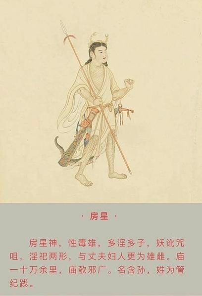 《五星二十八宿神形圖》丁觀鵬/「二十八宿」 ， 源於道教文化