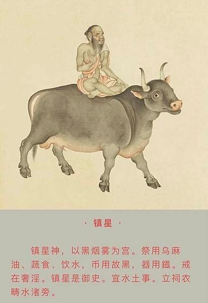 《五星二十八宿神形圖》丁觀鵬/「二十八宿」 ， 源於道教文化
