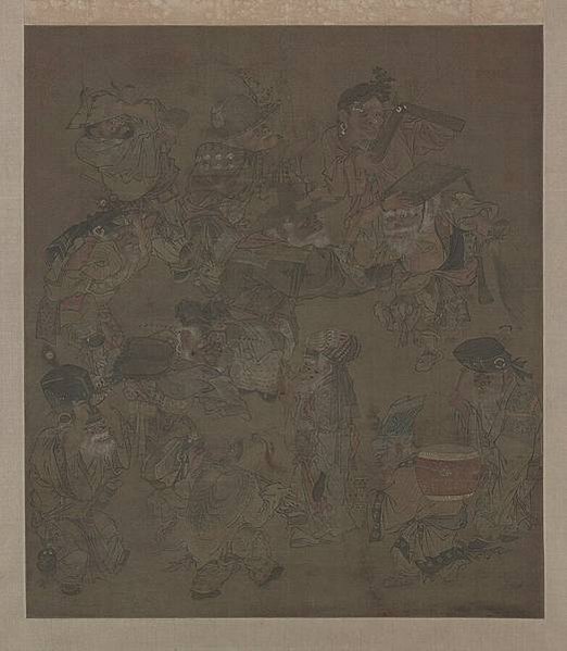 大傩图轴
