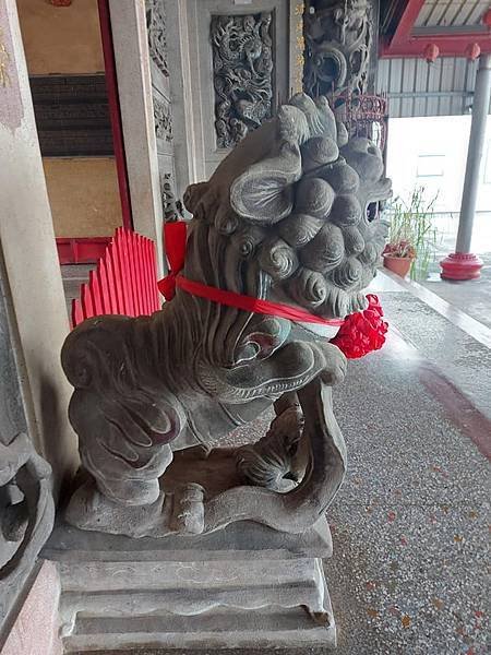 下營茅港尾天后宮1677年建-台灣第一對石獅-下營「茅港媽」