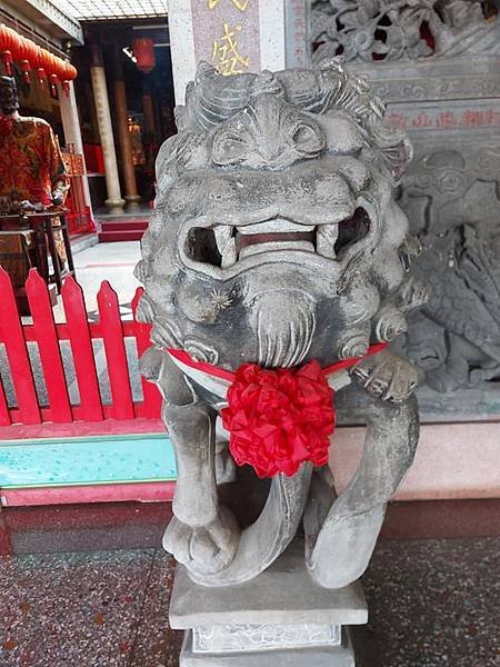 下營茅港尾天后宮1677年建-台灣第一對石獅-下營「茅港媽」