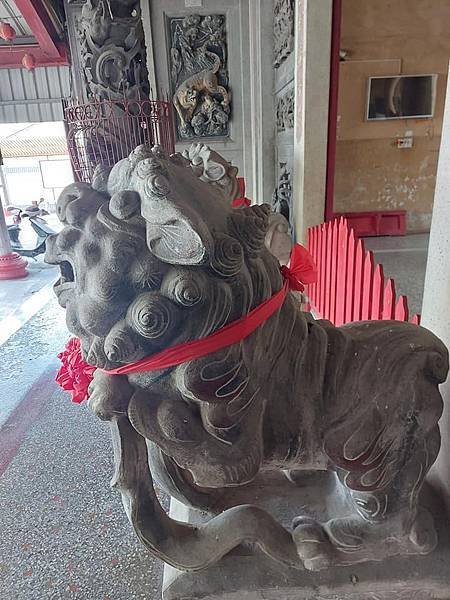 下營茅港尾天后宮1677年建-台灣第一對石獅-下營「茅港媽」