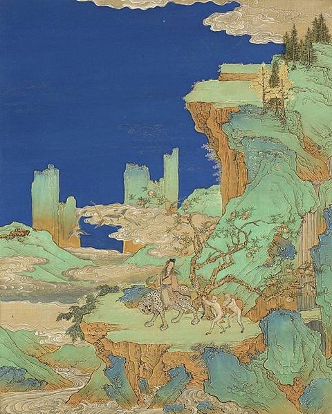〈群仙圖〉〈蔡女仙繡鳳遇仙）〈薛練師求道〉〈王瓊來乘青麟〉〈