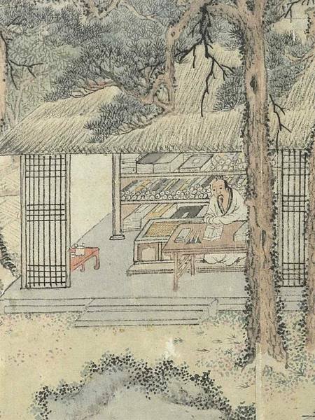 貓畫/馬遼《歸去來辭圖》馬遼與李在、夏芷合作《歸去來辭圖》的