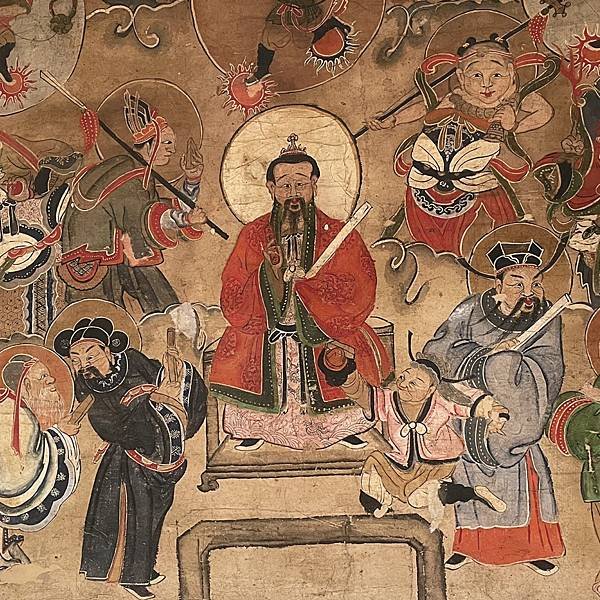 諸神圖/總真圖/《中國諸神體系》/灶君司命、城隍，土地、財神
