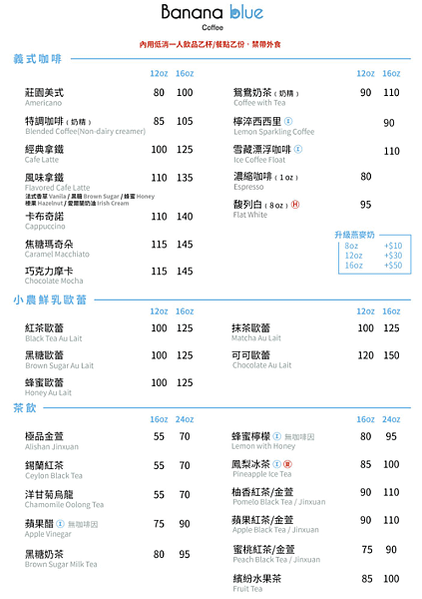 士林不限時咖啡廳｜Banana Blue Coffee：網美