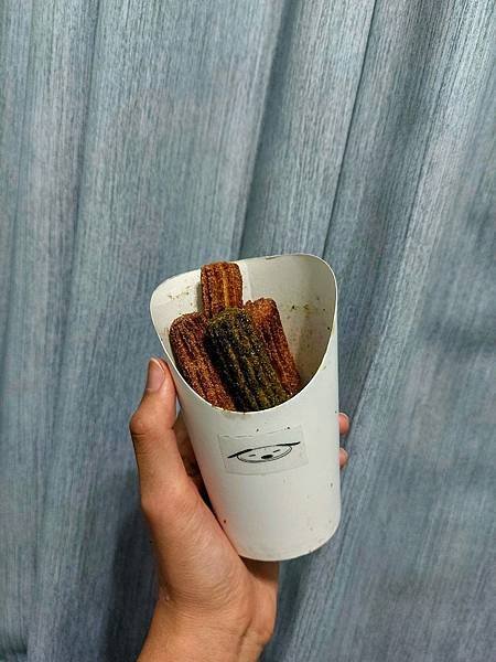 嘉義伍茠吉拿棒 - 下午就吃的到香濃抹茶churros是一種