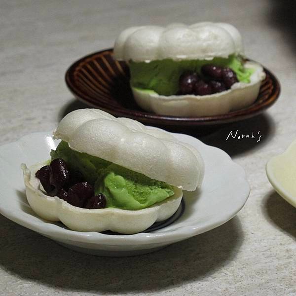 茶冉抹茶紅豆最中餅