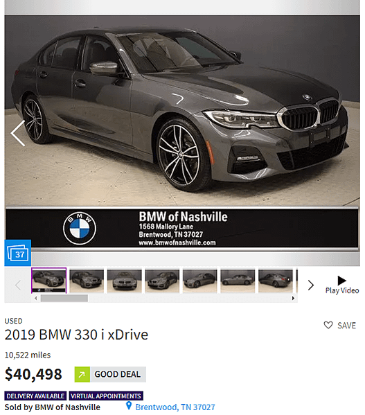 外匯車學堂@如何查詢G20 2019 BMW 330i 的配