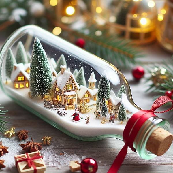 🍾瓶中聖誕節 Christmas in a bottle #