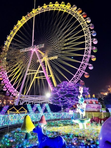 2023-11-22 東京賞楓旅Day4-2 夜訪讀賣樂園（