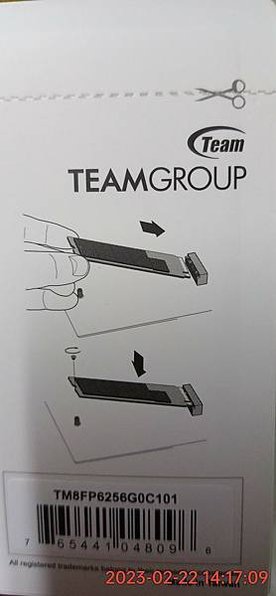 TEAMGROUP MP33 256GB M.2 PCIe 