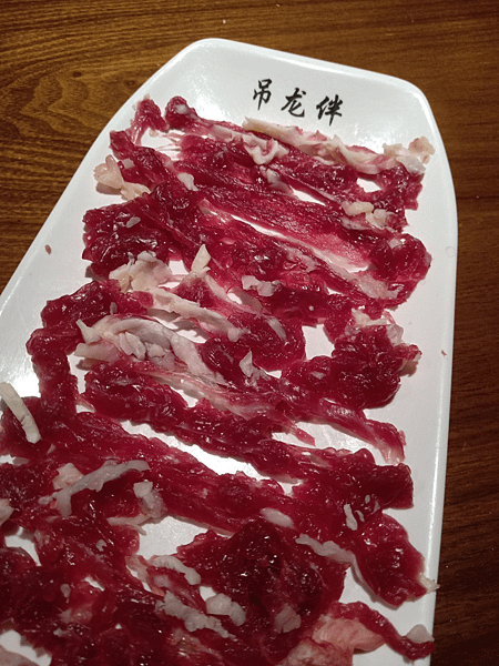 中國大陸浙江嘉善你好牛潮汕鮮牛肉火鍋品項菜單