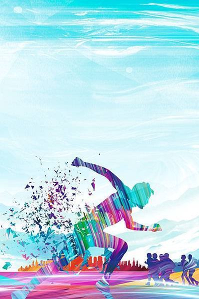 —Pngtree—running sport competition poster background_1083383
