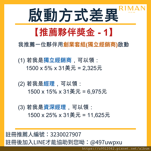 力曼啟動 力曼經銷商 力曼會員