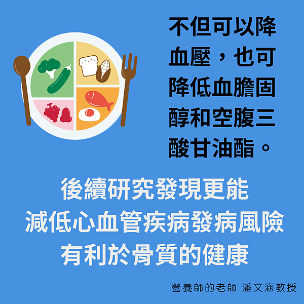 得舒飲食的成果，證實了一套全方位的飲食方式