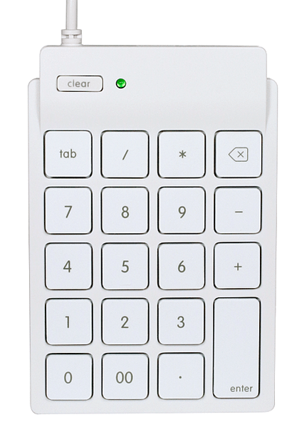 【SKP-7140MH】TypeC輕巧數字鍵盤附USB2.0
