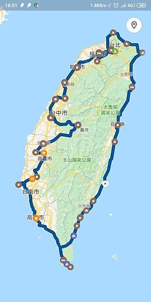 一個人心血來潮說走就走的四天三夜環島之旅-四極點環島