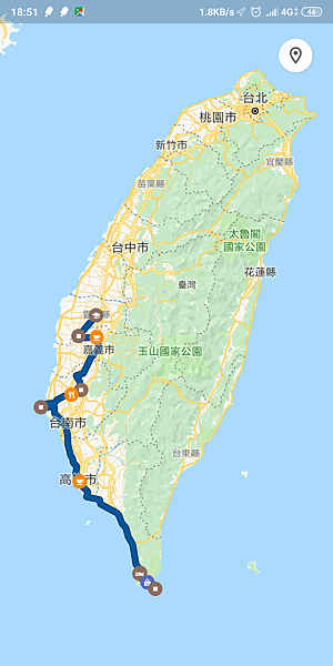 一個人心血來潮說走就走的四天三夜環島之旅-四極點環島