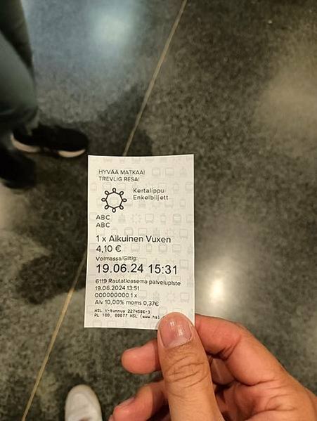 台灣到芬蘭赫爾辛基自遊行交通介紹