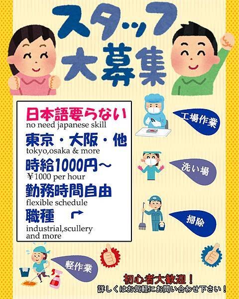 沒錢也可以去日本留學 之 打工篇