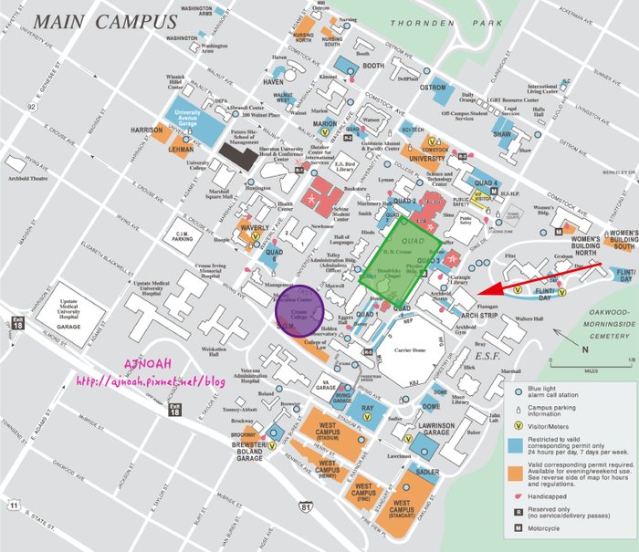 Syracuse University 雪城大學 - 在大雪紛飛的國度裡，點亮熾熱的橙色