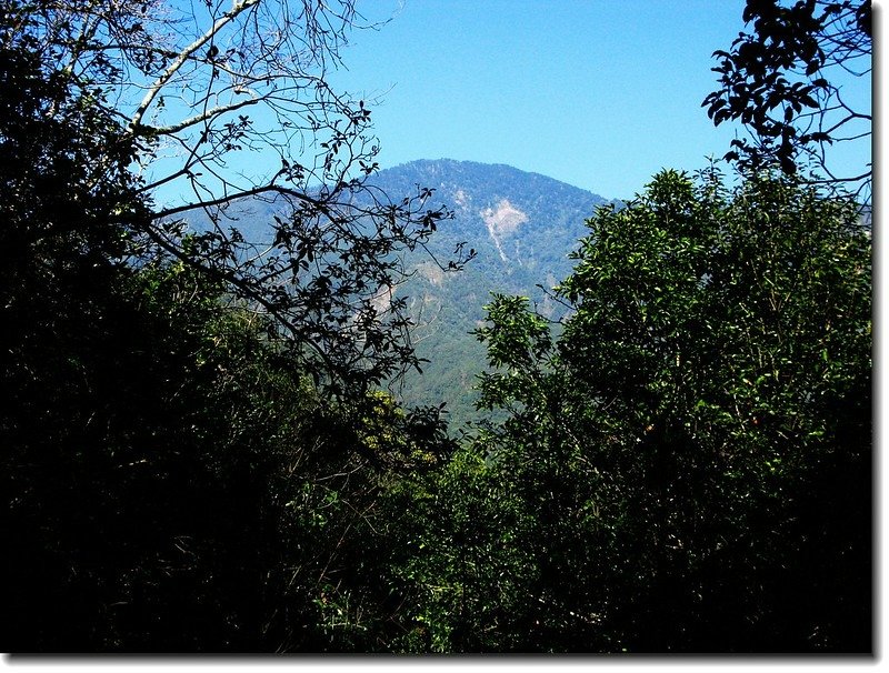 登山途中望白姑南山