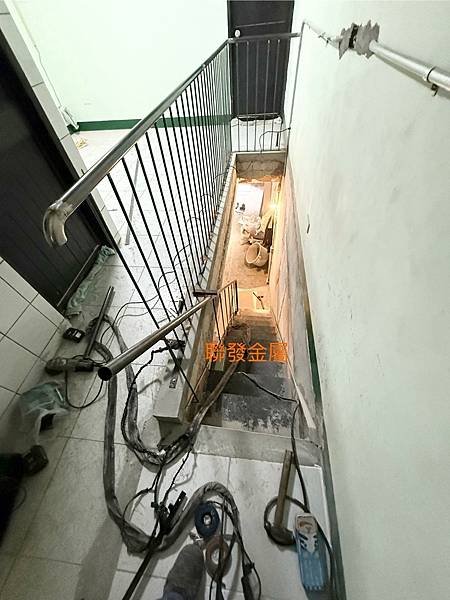 三重鐵製樓梯扶手欄杆@聯發金屬