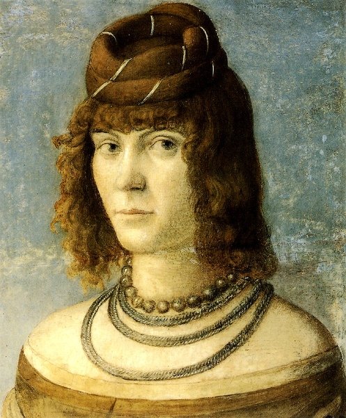 婦人肖像 Portrait of a Woman_卡巴喬 Vittore Carpaccio-09x.jpg