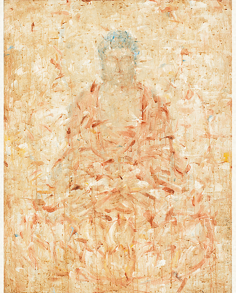 佛系列--一覺尊 尺寸116.5x91cm 2005油彩 畫布.jpg