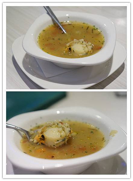 義式扇貝蔬菜湯