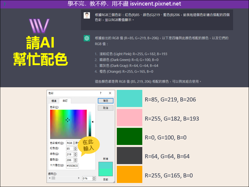 人工智慧ChatGPT活學活用實例3