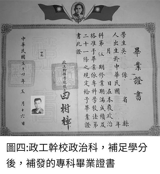 Peter Wu：民國40幾年尾至民國50年  三軍四校除了