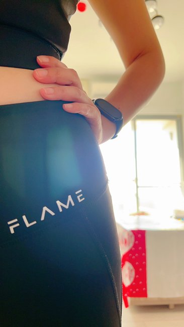 《造型穿搭》FLAME初次運動穿搭體驗：公園慢跑和家中健身的