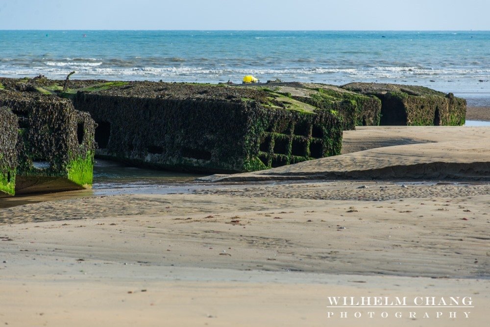 黃金海灘與桑葚人工港 Gold Beach and Mulberry Harbour